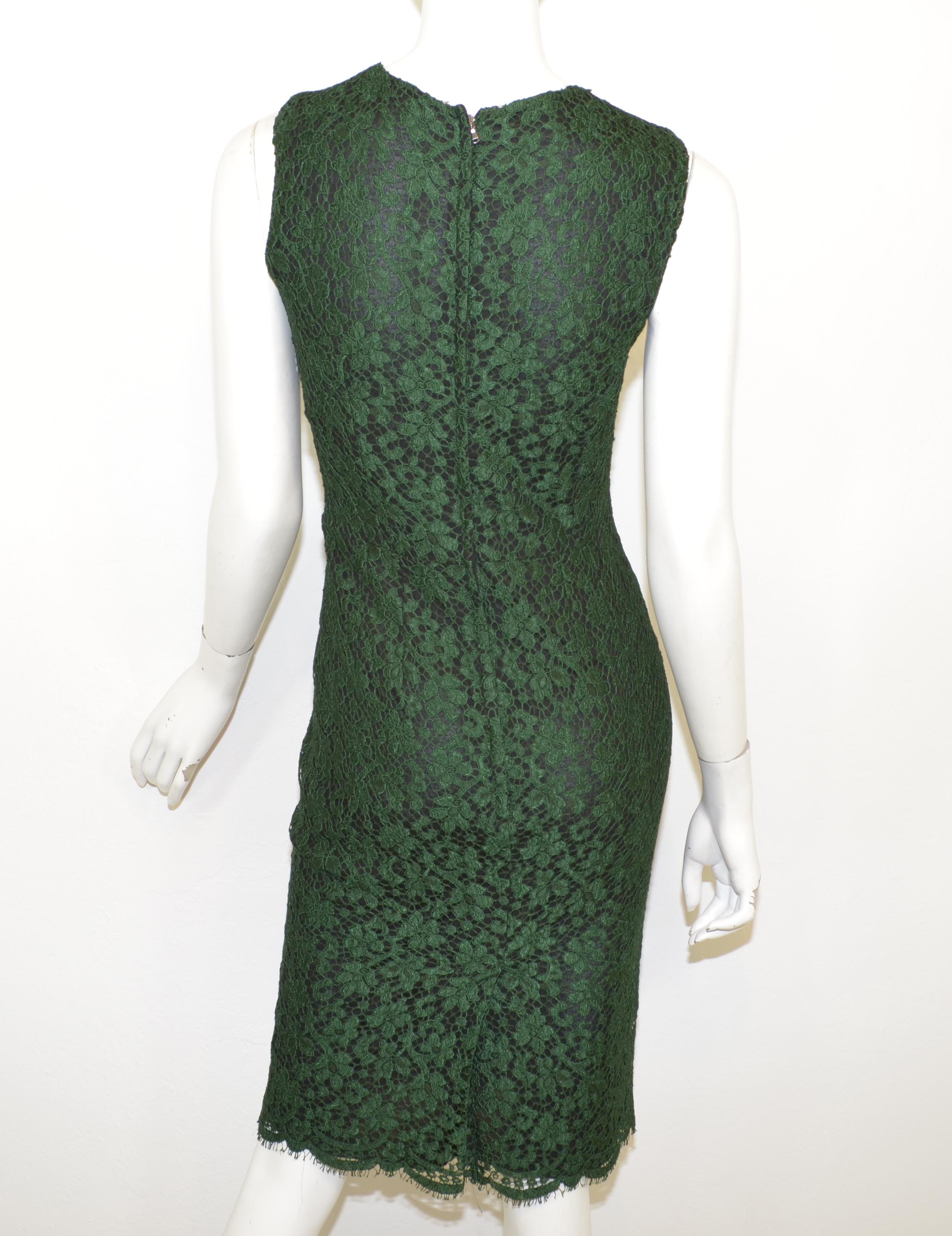 green lace dresses