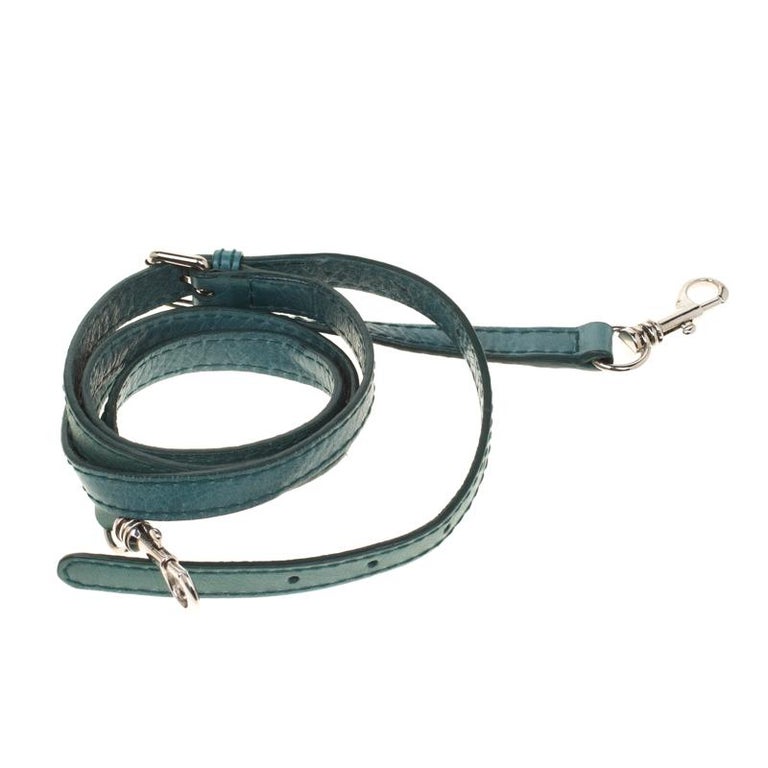 Sac à Main Dolce&Gabbana EMY Bag - Cuir Vieilli Vert, Bandoulière, Fermeture éclair - Occasion