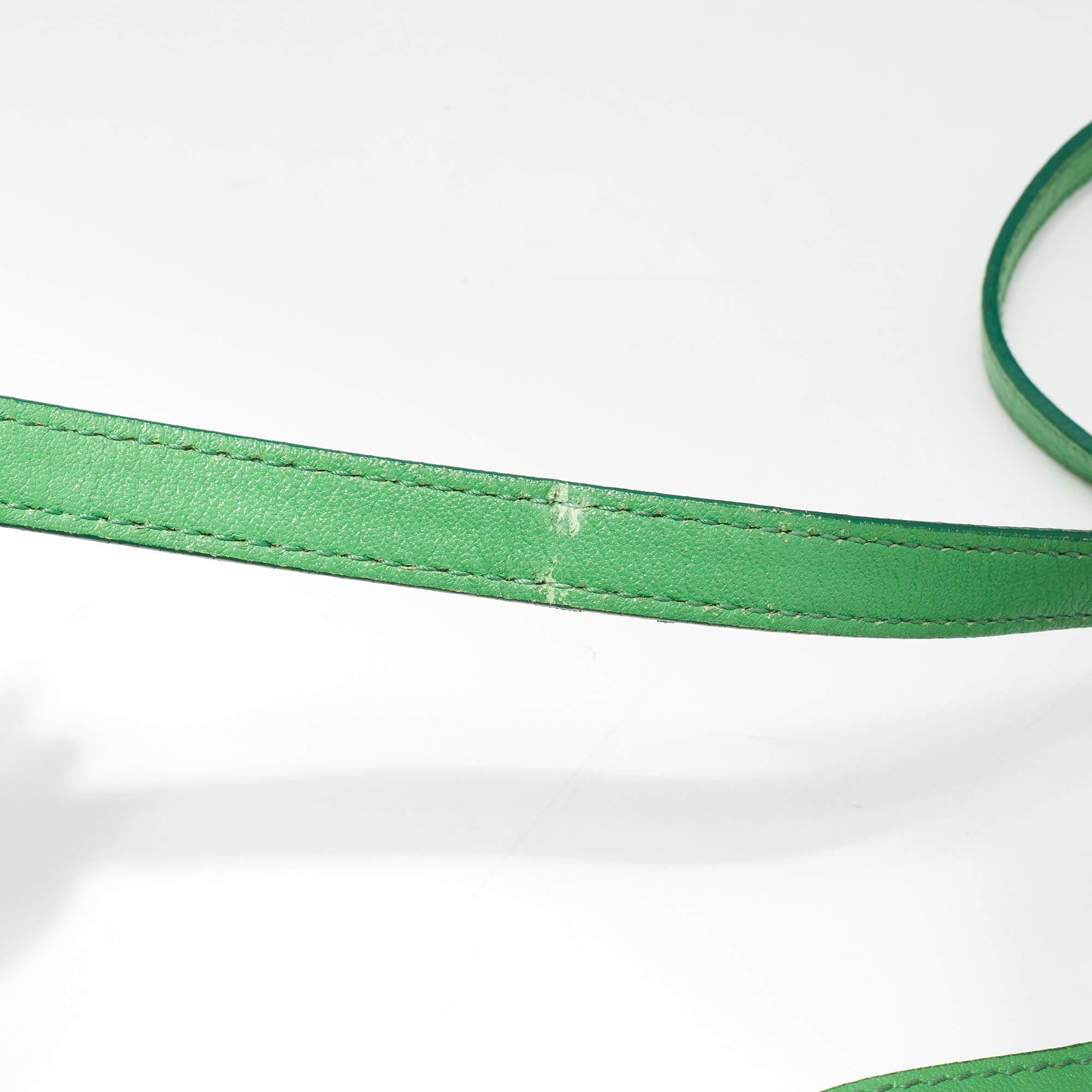 Dolce & Gabbana Green Leather Padlock Top Handle Bag 10