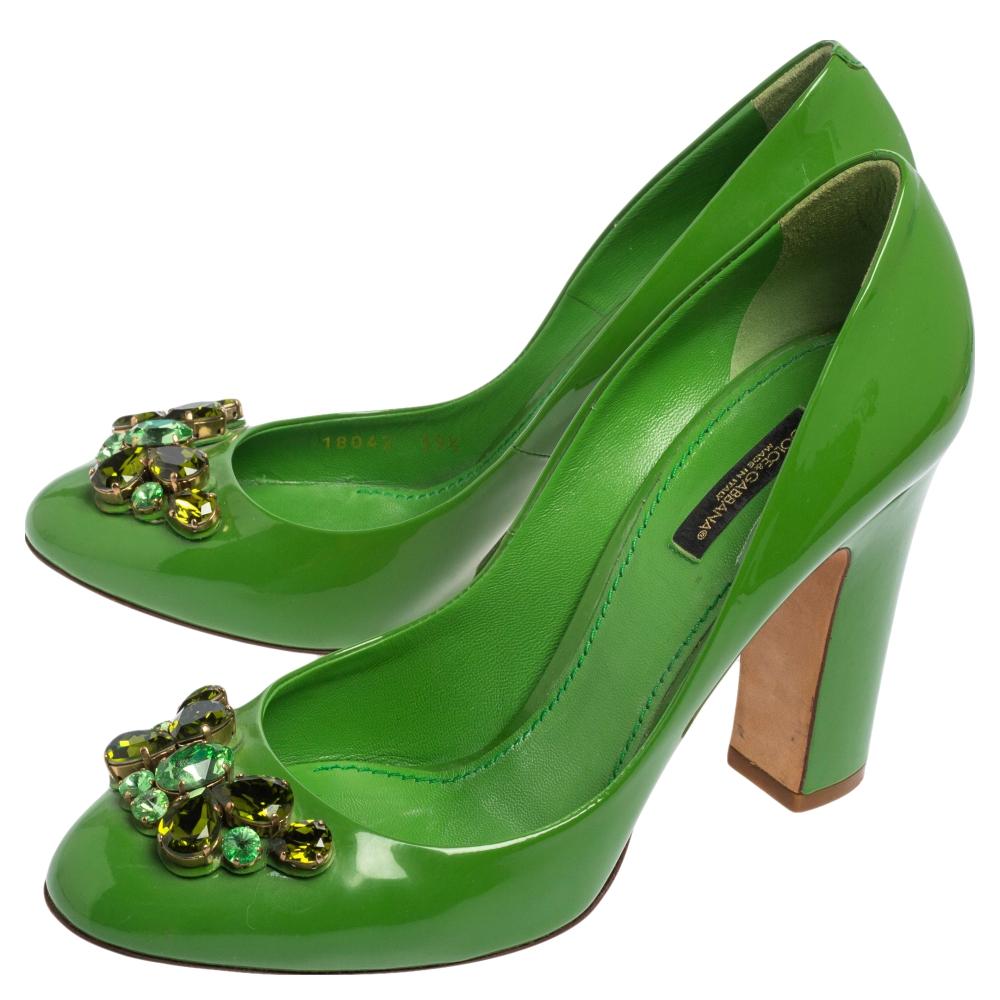 dolce gabbana green shoes