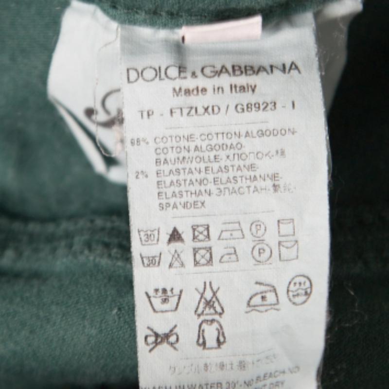 Dolce & Gabbana Jeans Skinny Pretty Verde S in vendita 1