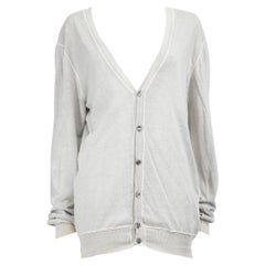 Dolce & Gabbana Grey Button Up Cardigan Size XXXL
