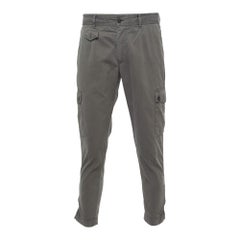 Dolce & Gabbana Grey Cotton Cargo Pants L