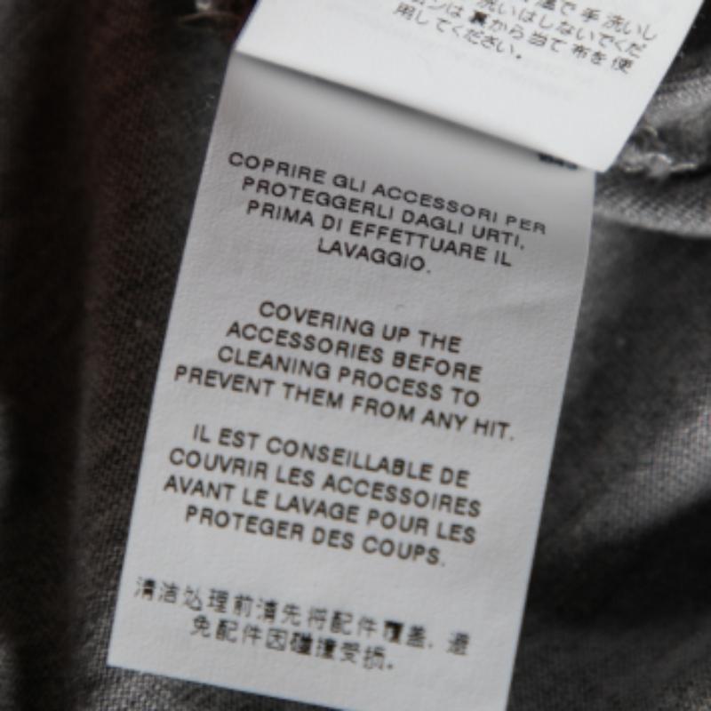Dolce & Gabbana Grey Cotton Logo Printed Crewneck Tank Top M In Good Condition For Sale In Dubai, Al Qouz 2