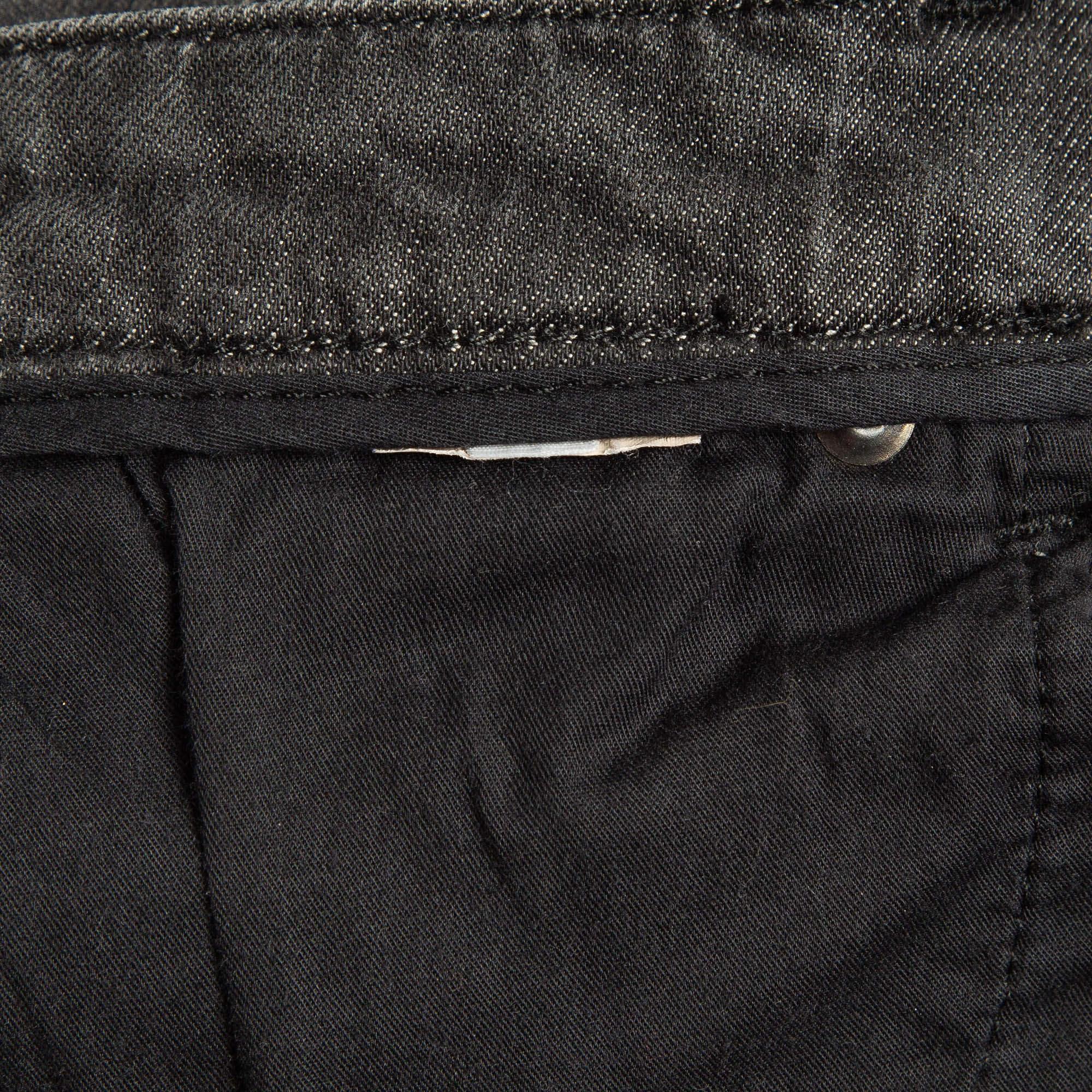Dolce & Gabbana Jeans in denim grigio invecchiato S Vita 26 In condizioni buone in vendita a Dubai, Al Qouz 2