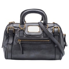 Dolce & Gabbana Grey Leather Miss Easy Way Bag