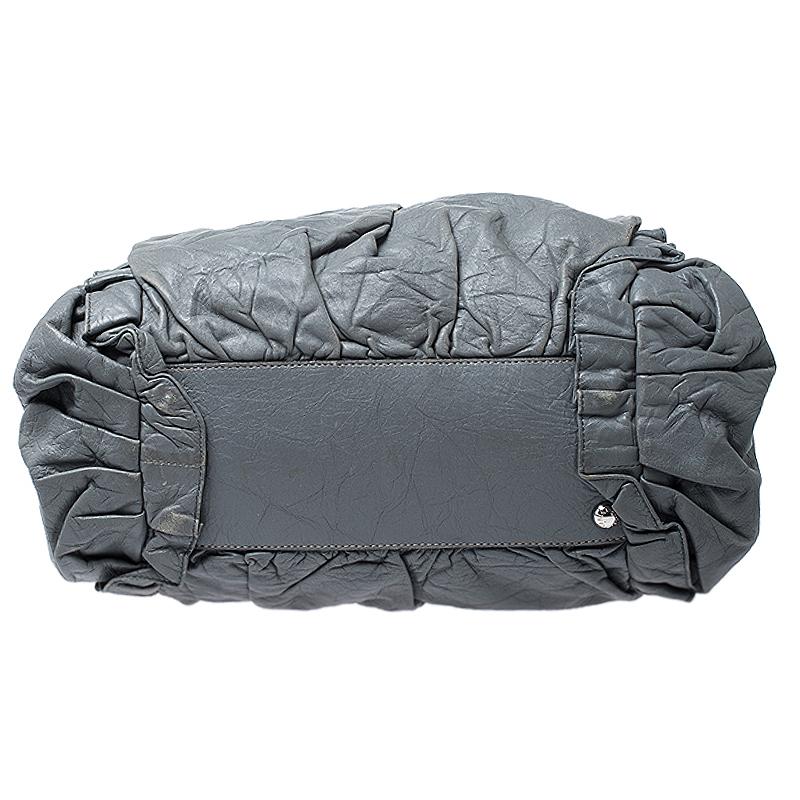 Dolce & Gabbana - Borsa in pelle grigia Miss Rouche 1