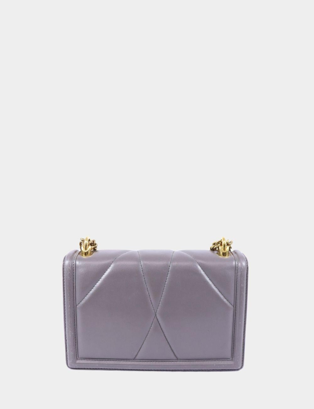 Dolce & Gabbana Grey Medium Devotion Shoulder Bag 1
