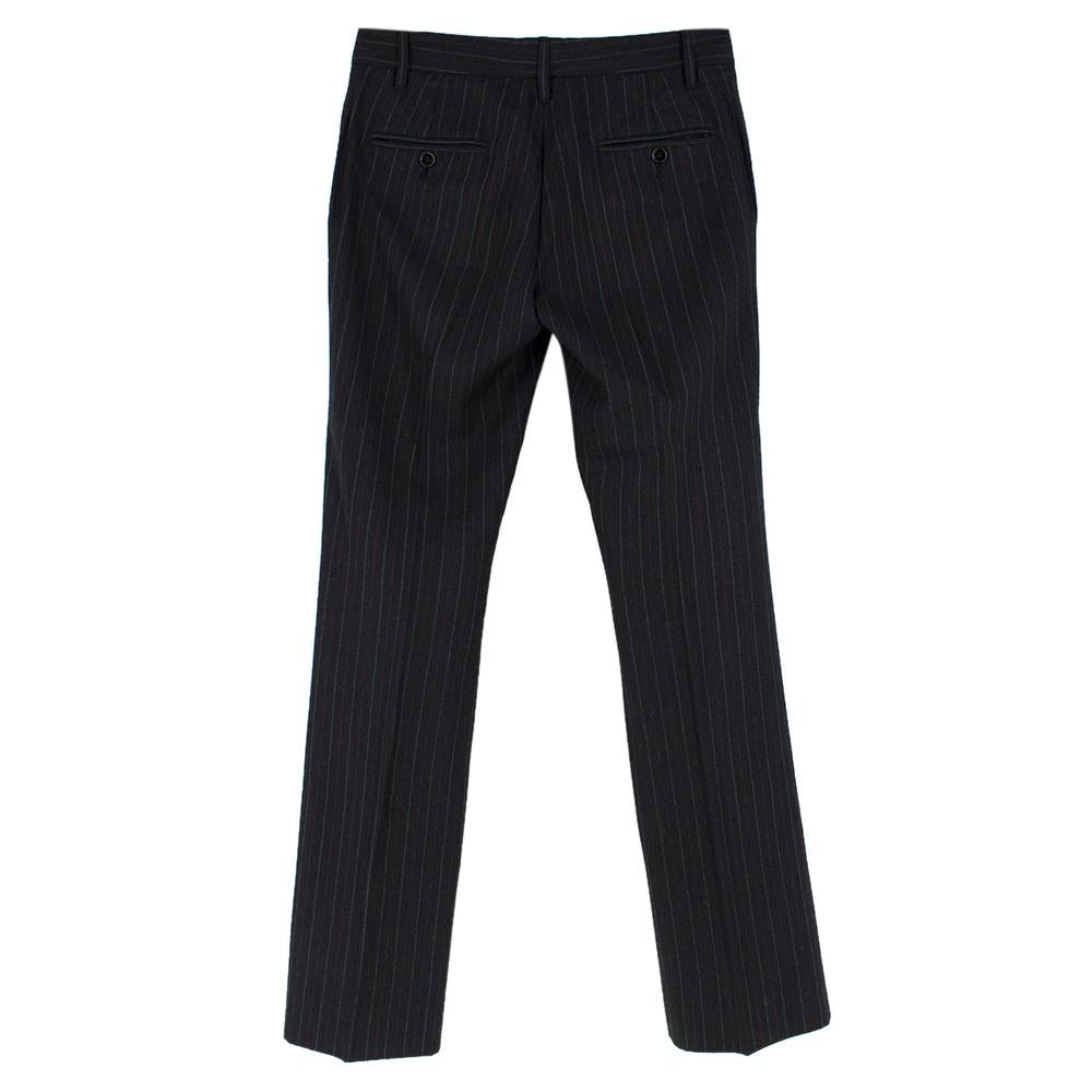 Women's Dolce & Gabbana Grey Pin Striped Wool blend Trouser Suit Size US 0-2