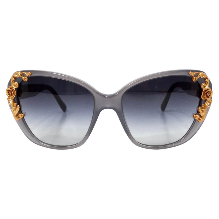 Occhiali da sole Dolce and Gabbana Grigio Barocco Floreale