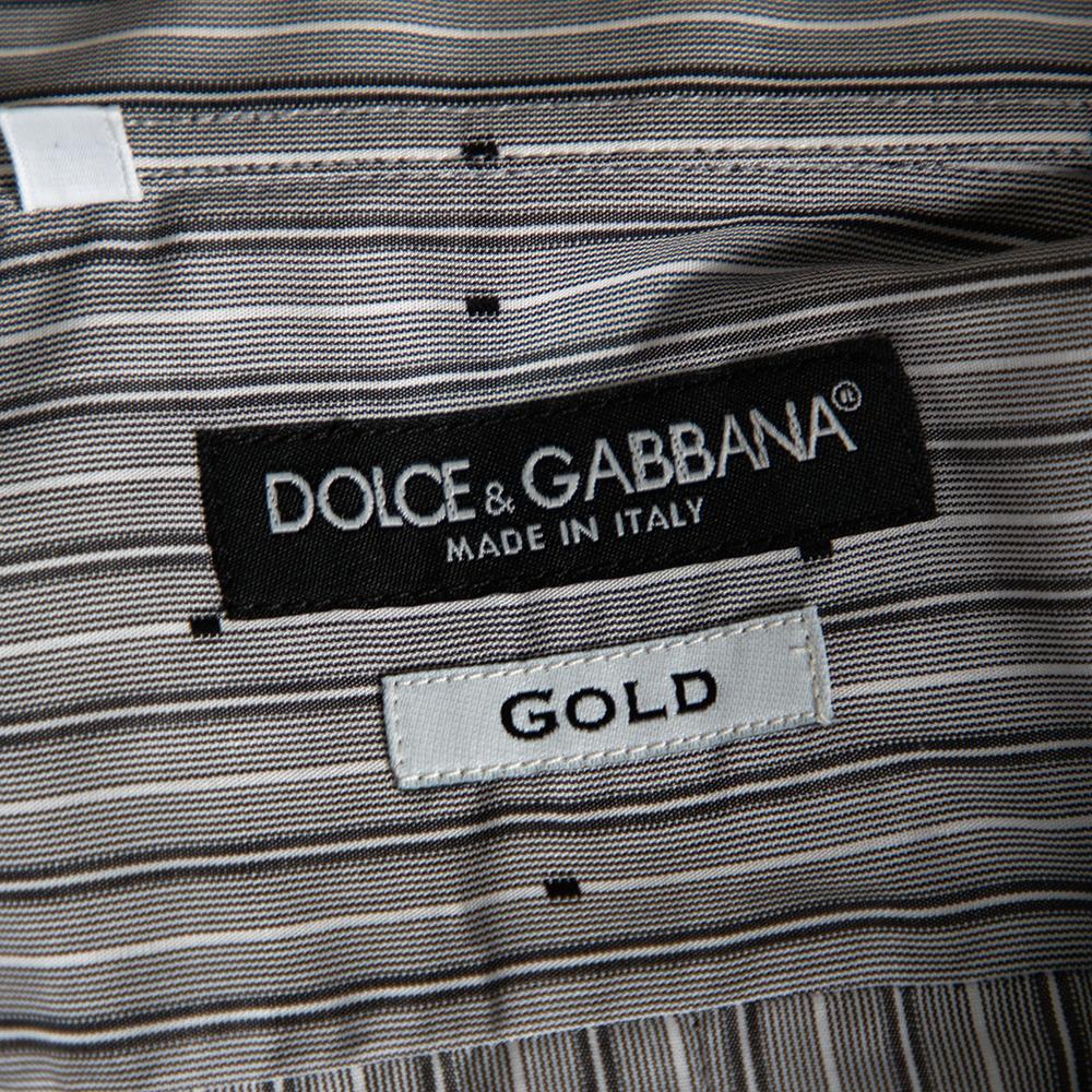 dolce and gabbana gold shirt
