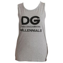 Dolce & Gabbana Grey Tank T-shirt