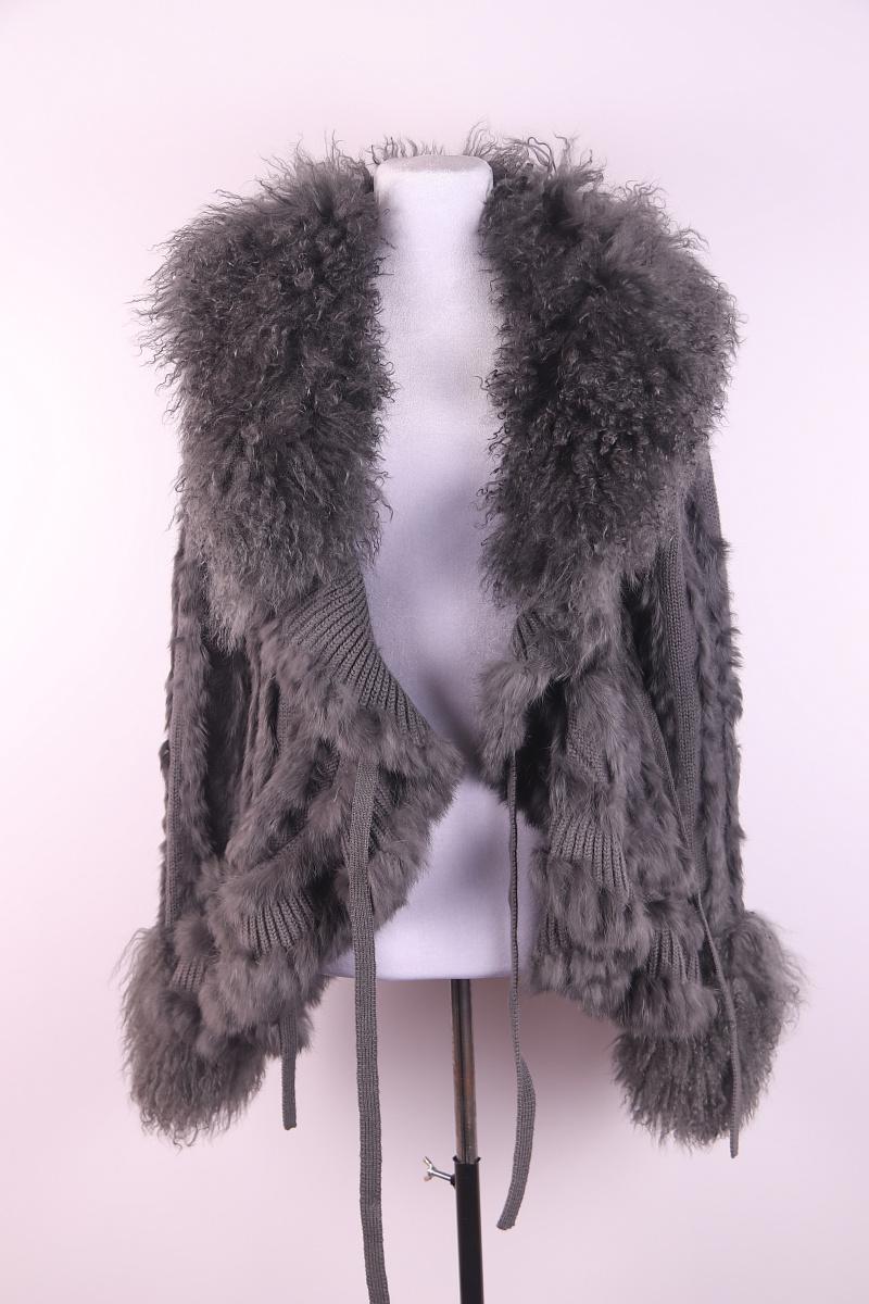 Dolce & Gabbana Grey wool cardigan For Sale 1