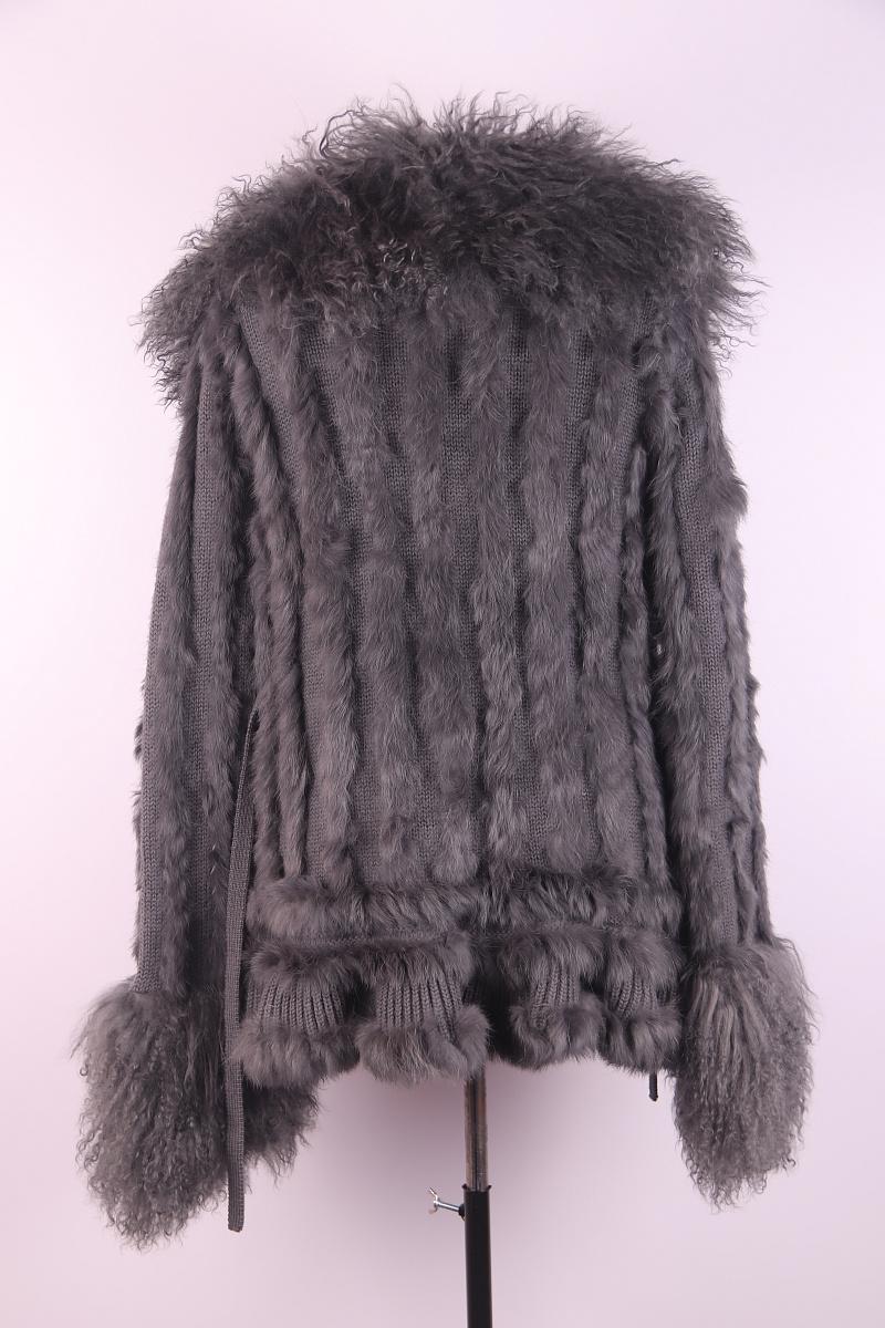 Dolce & Gabbana Grey wool cardigan For Sale 4