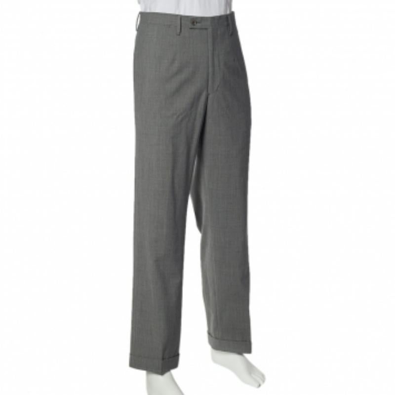 Dolce & Gabbana Pantalon Classic en laine grise XL 1