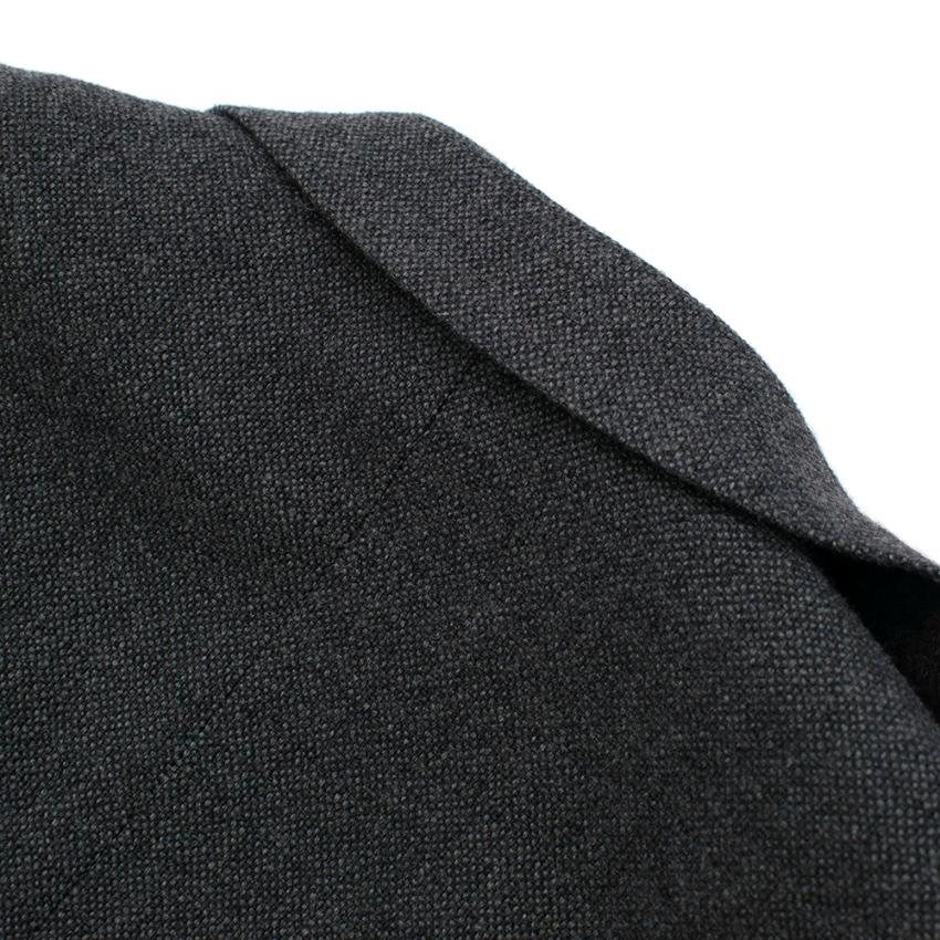 Dolce & Gabbana Wool Blazer Jacket

- Interior pockets 
- Single Breasted 
- Two Button Down 
- Front Flap Pockets 
- Sleeves Lined 
- Button Down 
- Chest Pocket 

Materials 
90% Wool 
10% Nylon 
Lining 
100% Viscose 

Dry Clean Only 

Made in