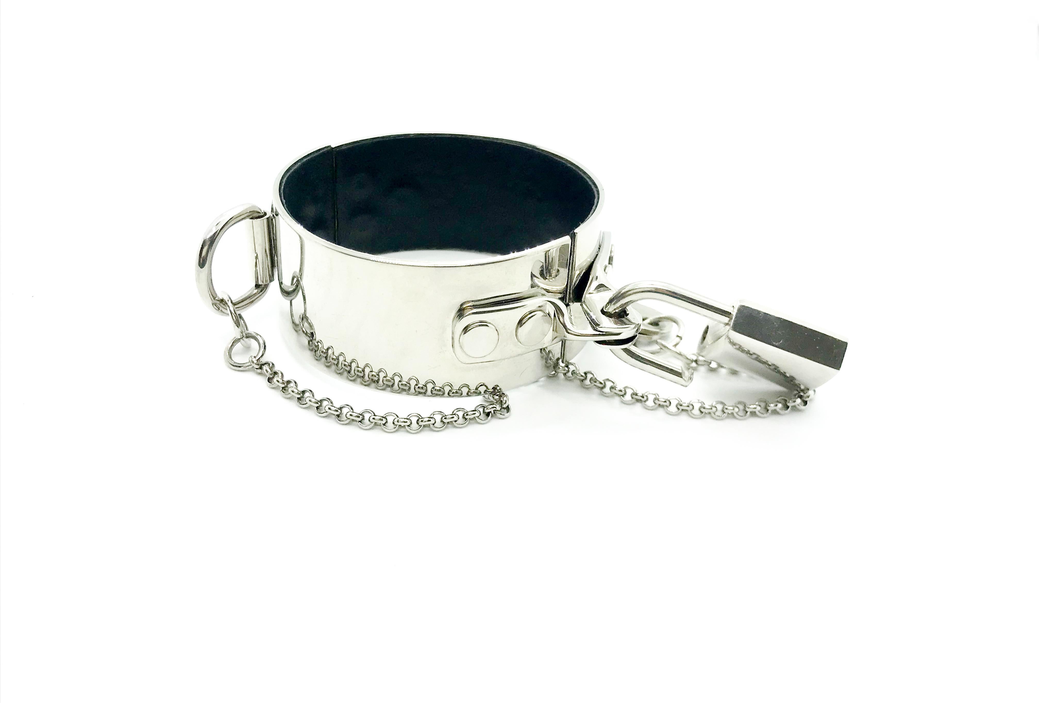 Contemporary Dolce & Gabbana Handcuff Bracelet Bondage Collection 1999 For Sale