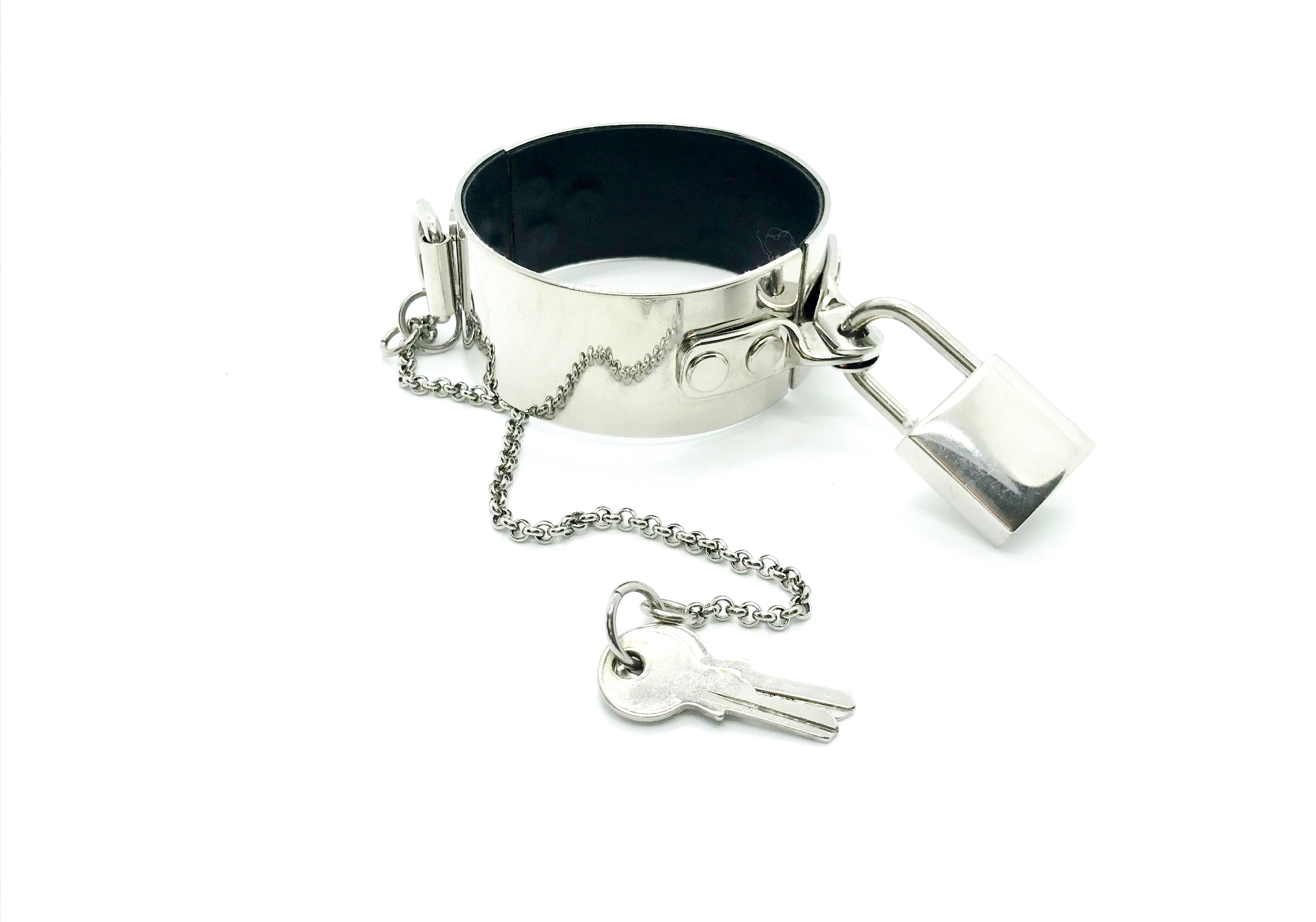 Dolce & Gabbana Handcuff Bracelet Bondage Collection 1999 For Sale 2
