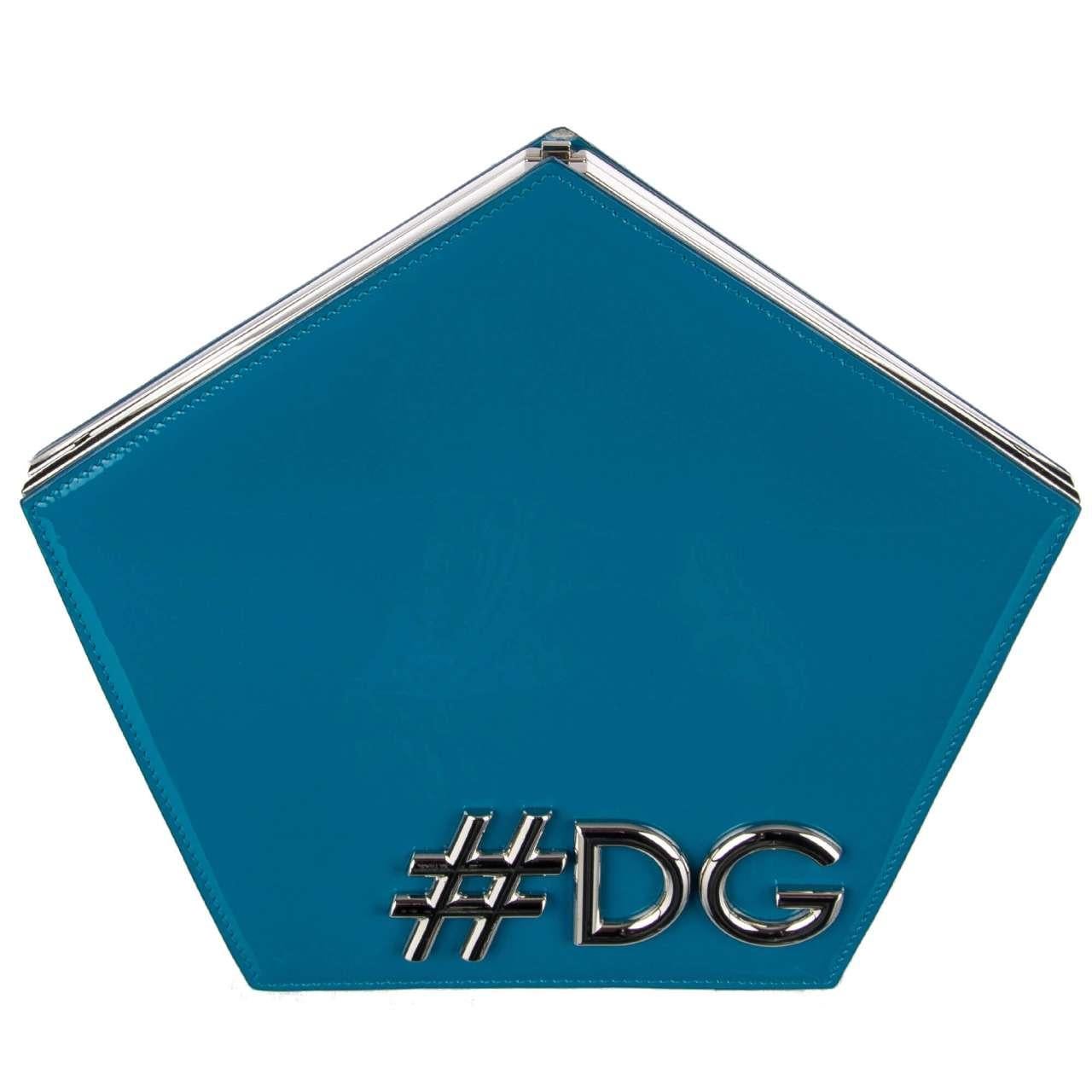 Women's Dolce & Gabbana - Hashtag Clutch Bag DG GIRLS Blue For Sale