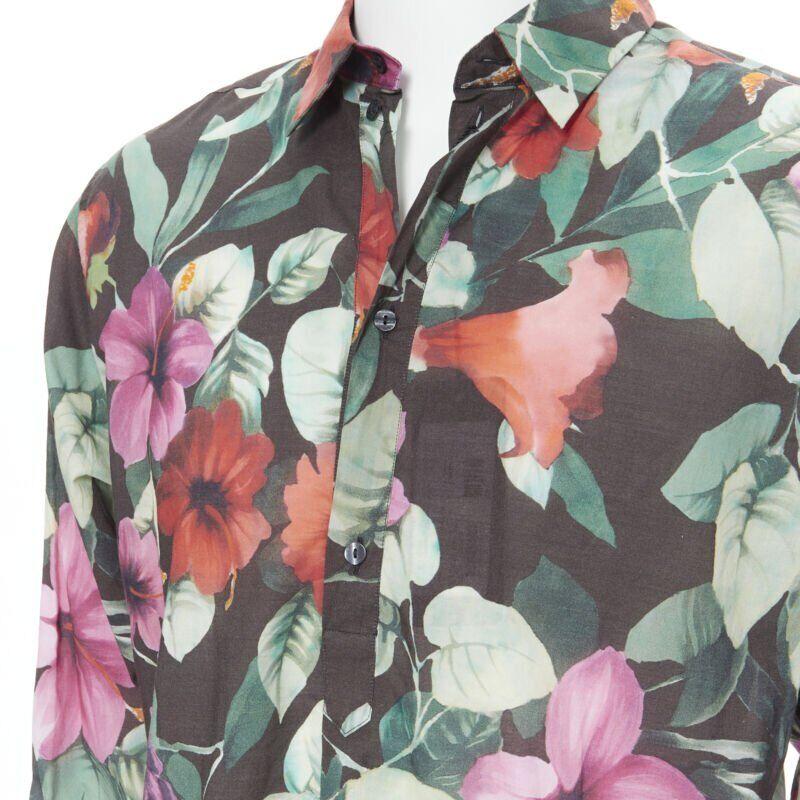 DOLCE GABBANA Camicia casual in cotone con stampa floreale hawaiana a maniche lunghe EU38 S
Riferimento: TGAS/B01084
Marchio: Dolce & Gabbana
Designer: Domenico Dolce & Stefano Gabbana
Model No: Camicia hawaiana a fiori
Materiale: Cotone
Colore: