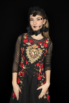 Dolce & Gabbana headband / veil by Domenico Dolce and Stefano Gabbana Spring 201