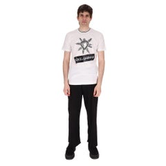 Dolce & Gabbana Heart Graphic Logo T-Shirt