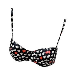 Dolce & Gabbana Heart Print Bra Top