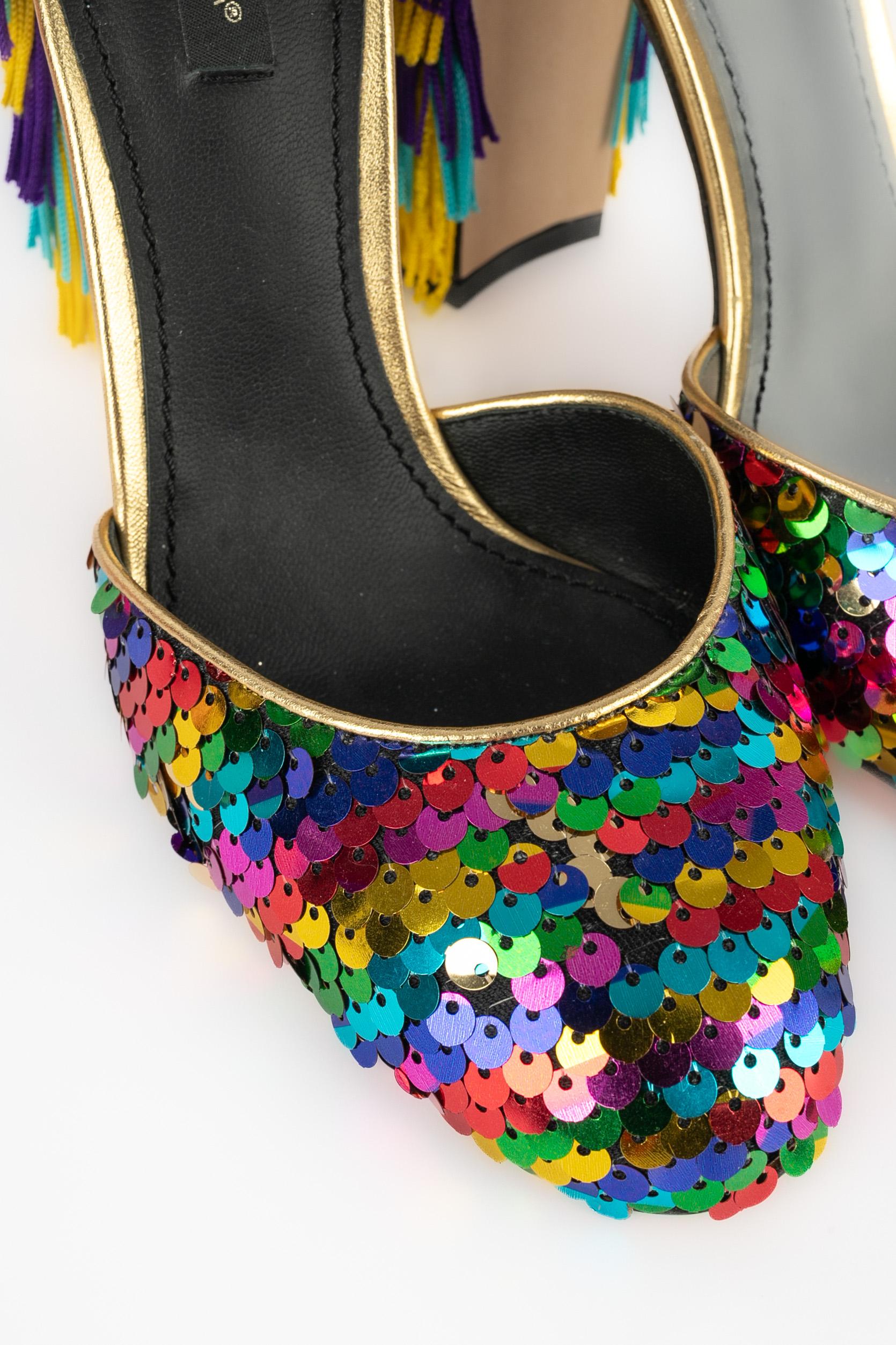 Sandali con tacco di Dolce & Gabbana in vendita 1