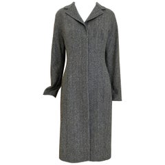 Dolce & Gabbana Cappotto in lana a spina di pesce
