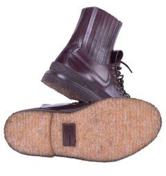 Dolce & Gabbana - Hiking Style Leather Boots Brown EUR 40