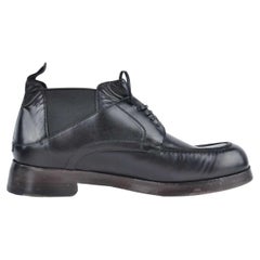 Dolce & Gabbana - Horse Leather Lace-Up Boots Black 39.5