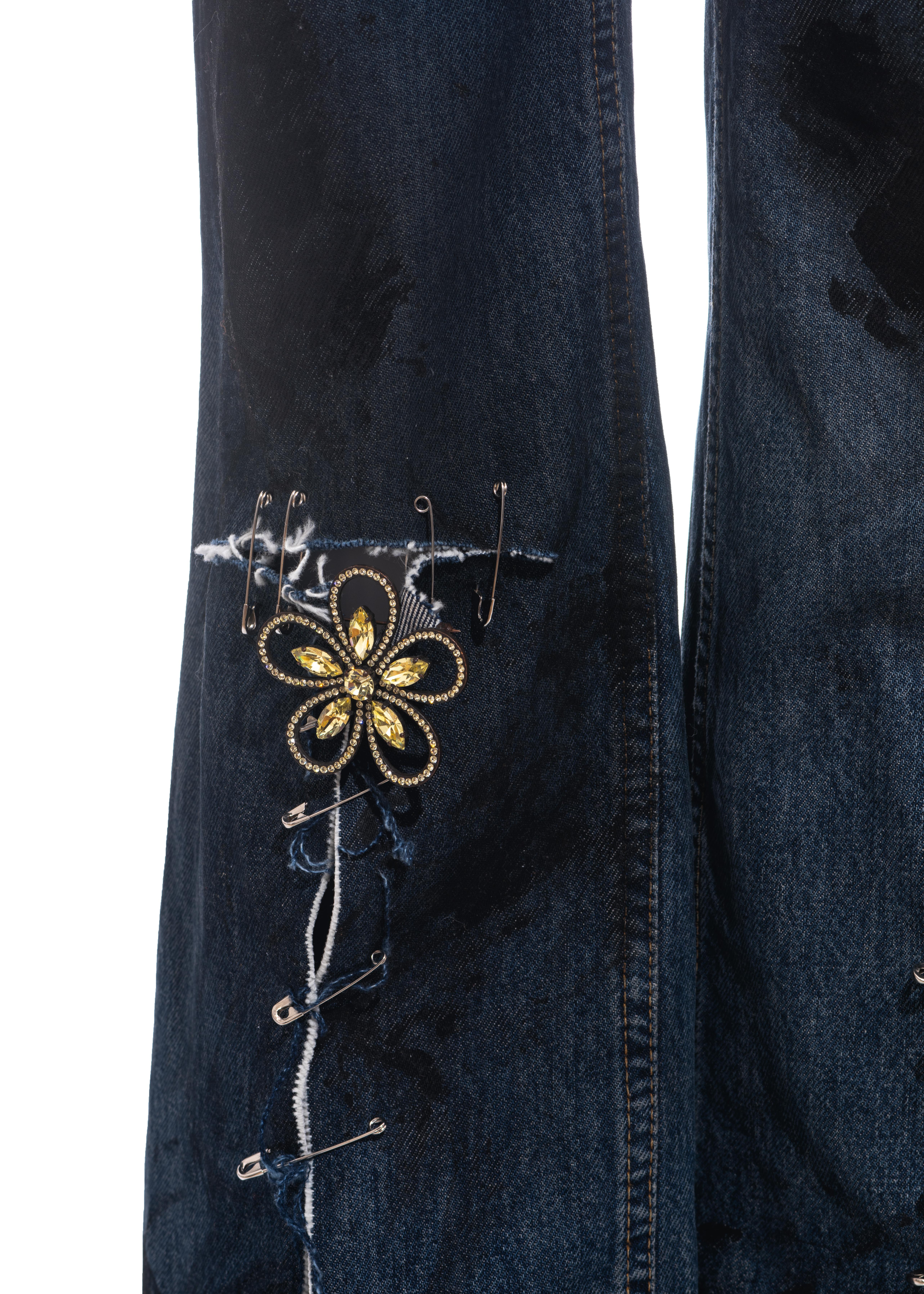 safety pins jeans