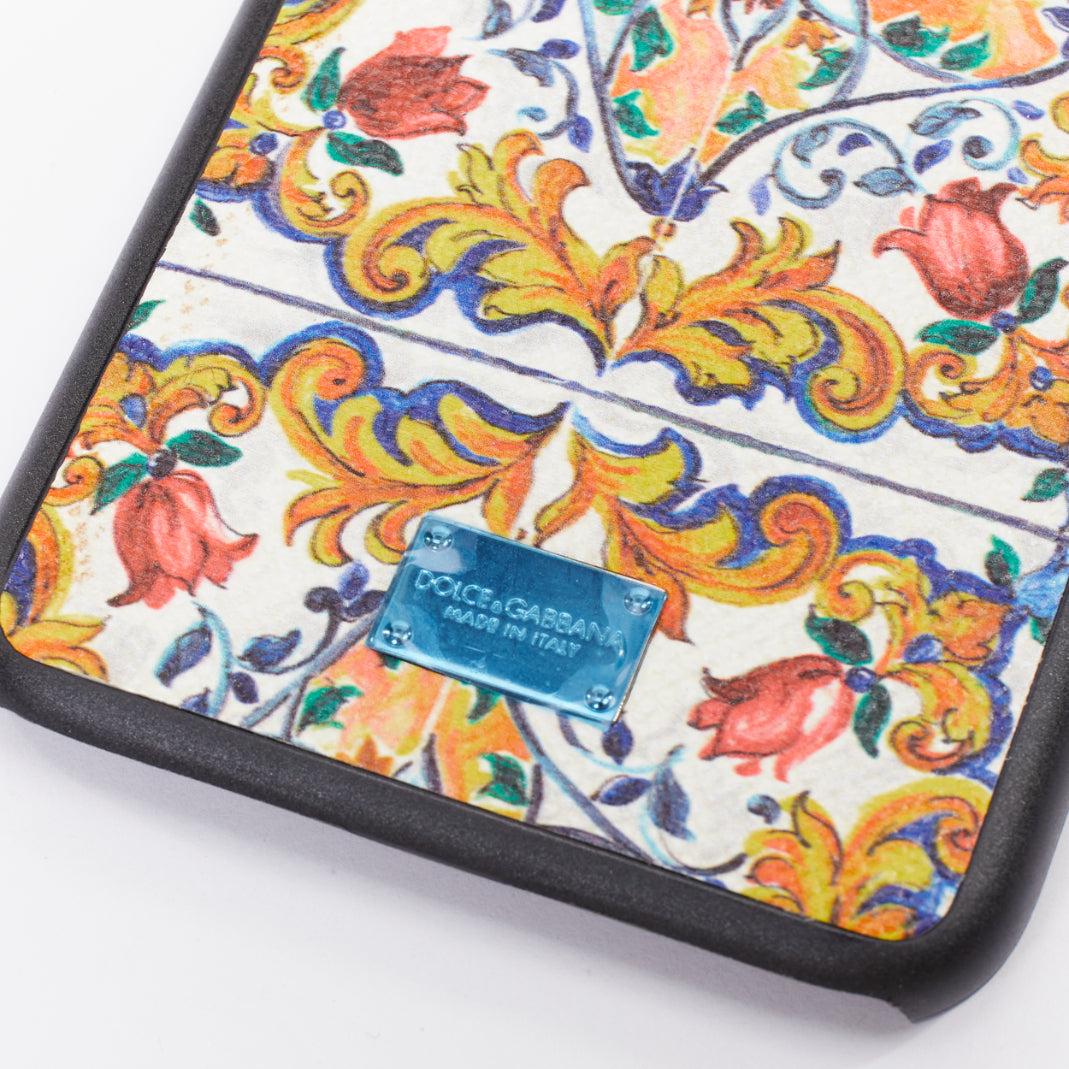 Beige DOLCE GABBANA Custodia per iPhone 6 con stampa in maiolica DG in vendita