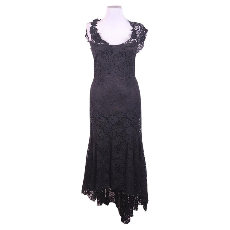 Dolce and Gabbana Italy. Black Acetate Blend Lace Pattern Dress For Sale at 1stDibs Dolce and Gabbana Italy. Black Acetate Blend Lace Pattern Dress For Sale at 1stDibs