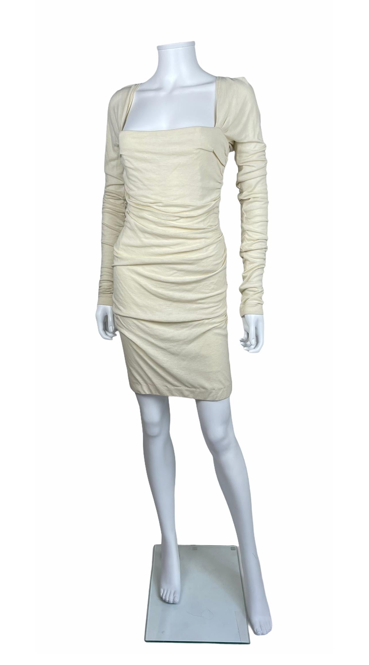 Dolce & Gabbana Ivory Party Dress with Corset Construction In Good Condition In Paris, FR