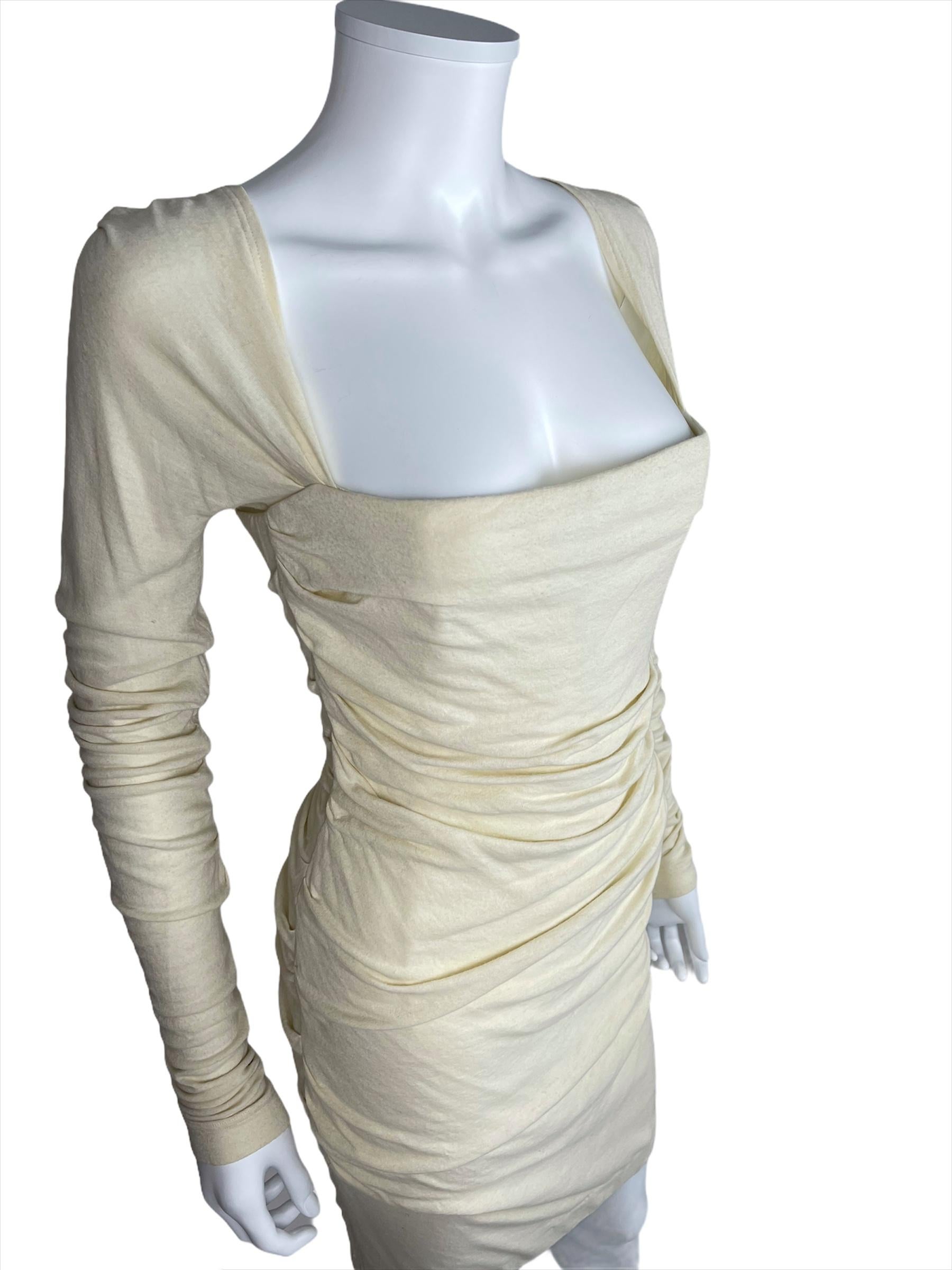 Dolce & Gabbana Ivory Party Dress with Corset Construction 2