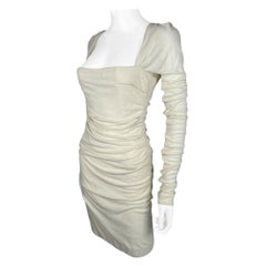 Dolce & Gabbana Ivory Party Dress with Corset Construction