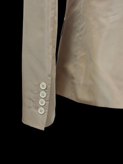 Veste de smoking en satin ivoire Dolce & Gabbana