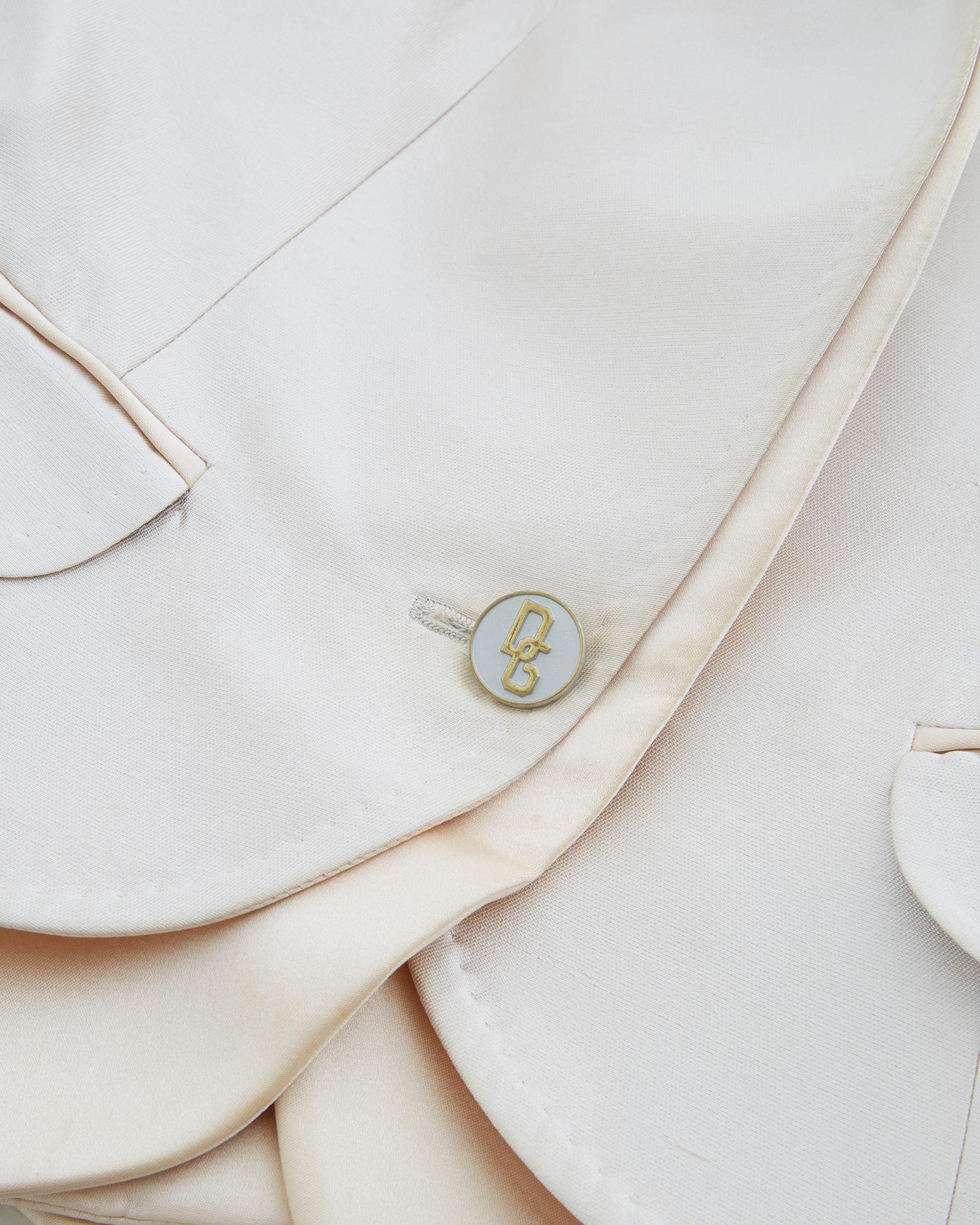 Dolce & Gabbana Ivory silk double layered jacket, ss 2005 2