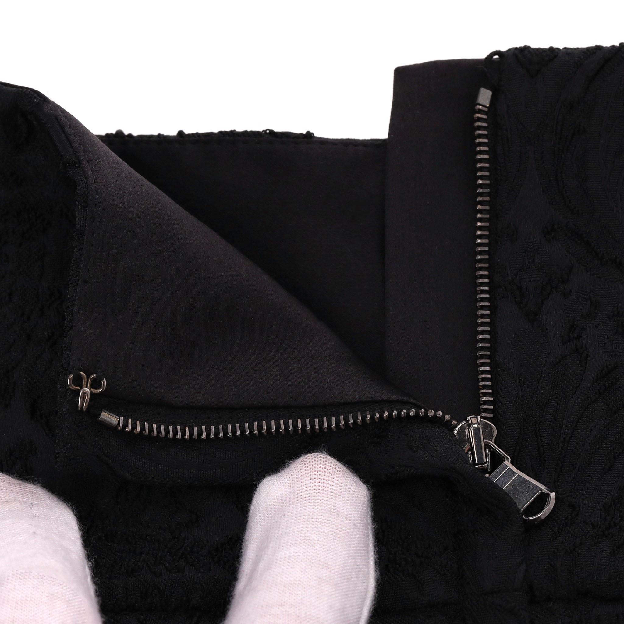 Dolce & Gabbana Jacquard High Waisted Trousers For Sale 1