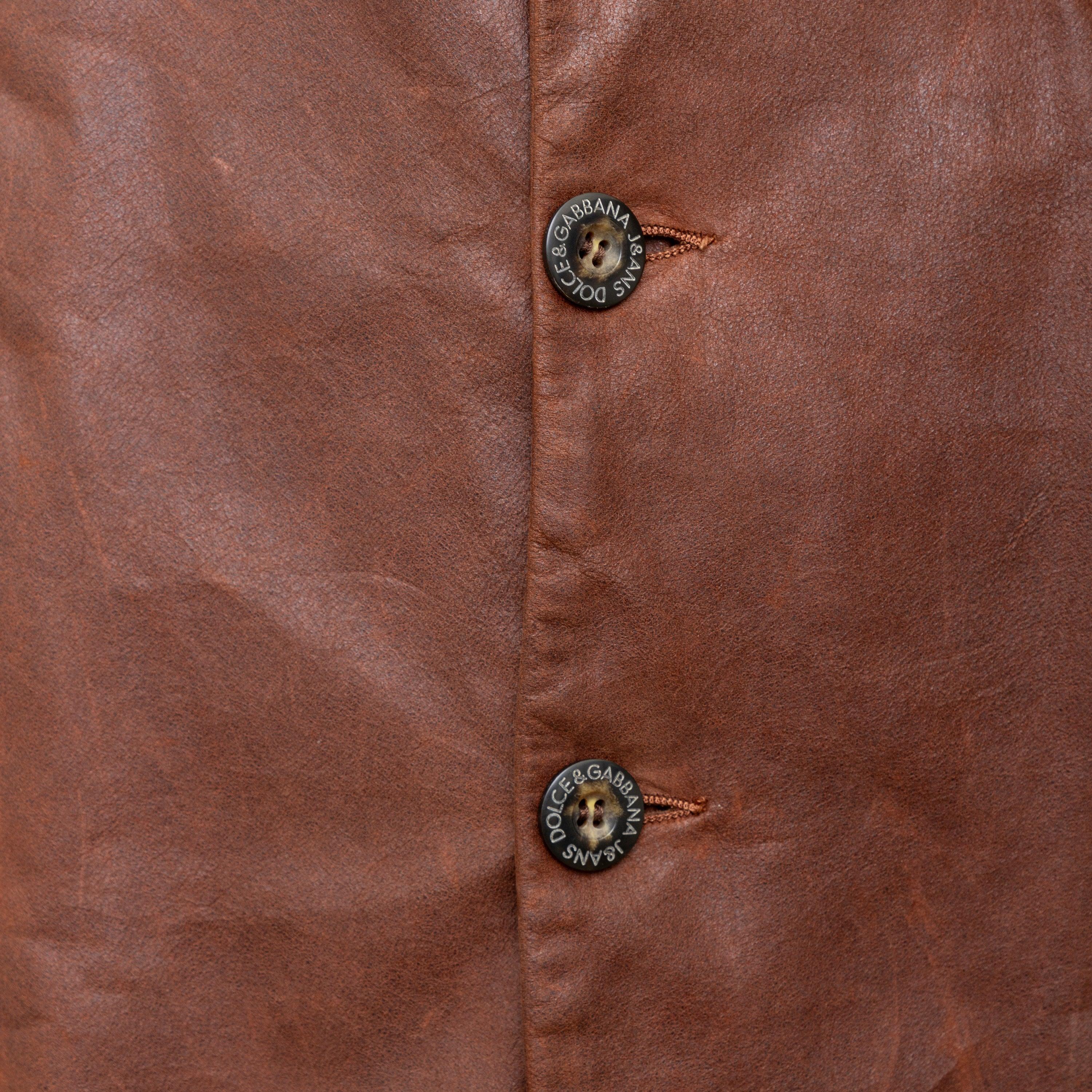 Men's Dolce & Gabbana J&ans Leather Jacket - '90s