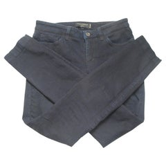 Dolce & Gabbana Jeans Denim PRETTY Dark Blue Wash Skinny Leg Ankle Low Rise 40