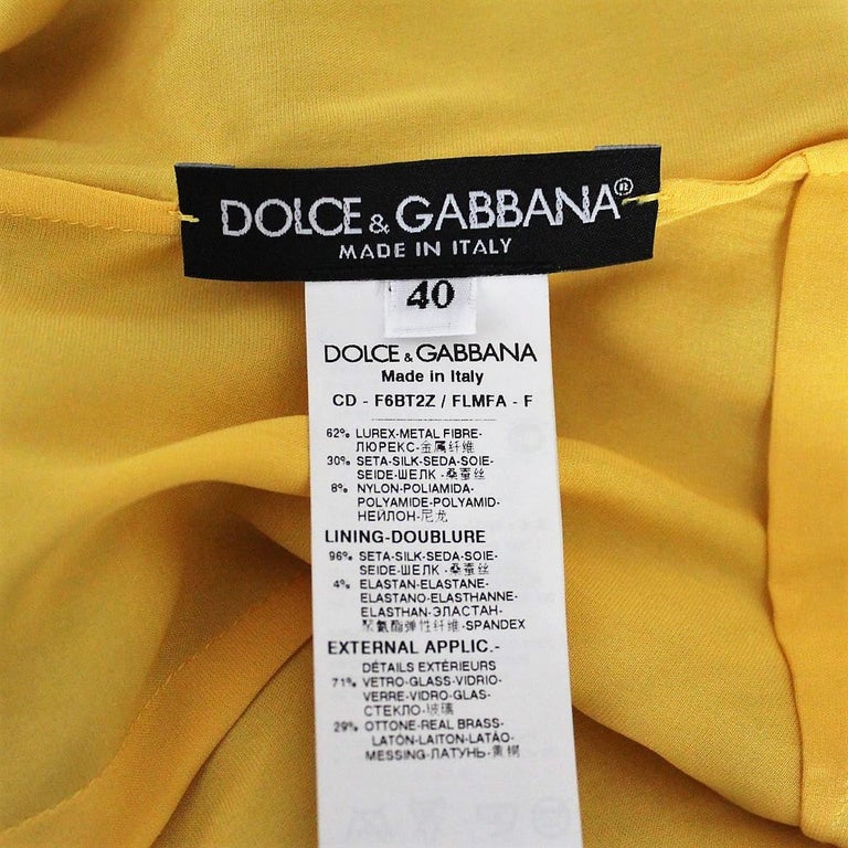 Dolce and Gabbana Jewel Dress IT 40 For Sale at 1stDibs
