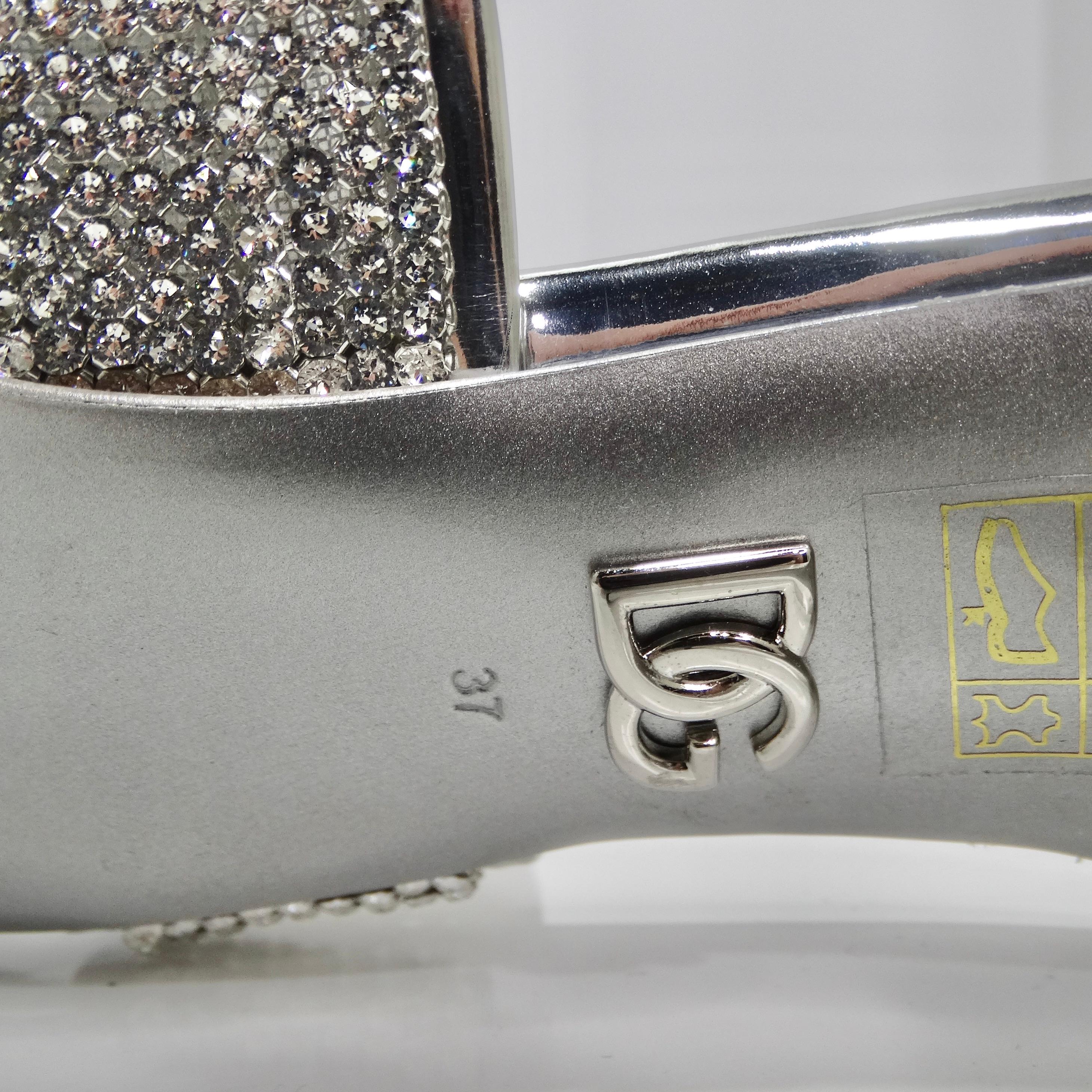 Dolce & Gabbana Keira Crystal-Embellished Mules 3