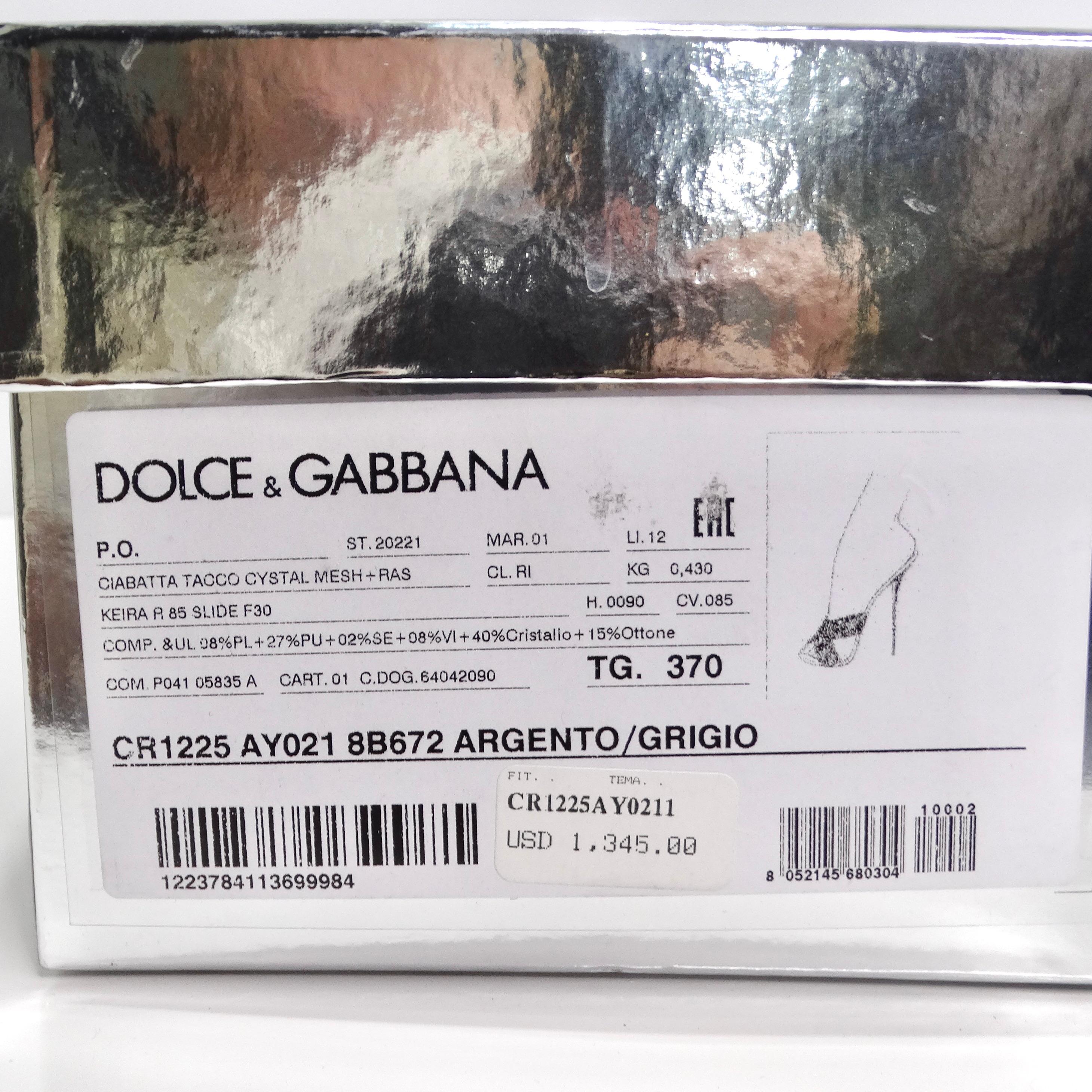 Dolce & Gabbana Keira Crystal-Embellished Mules 4