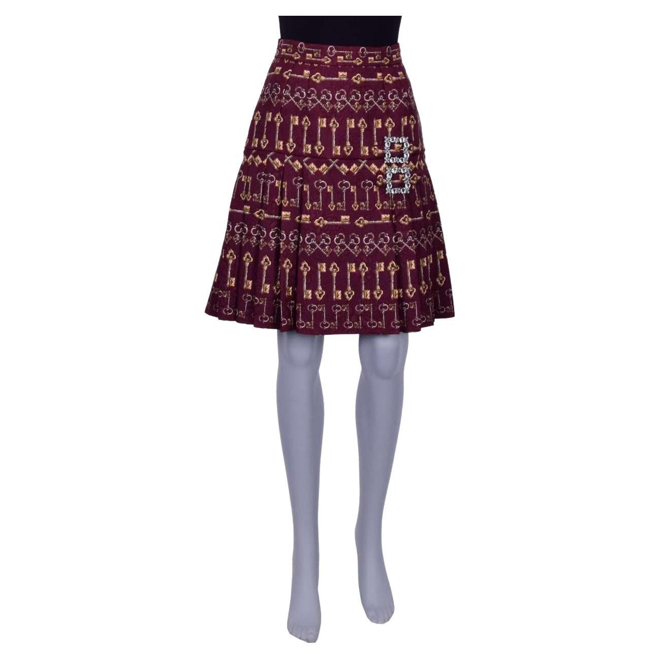 Jacquard Skirts    For Sale on 1stDibs   gold jacquard skirt