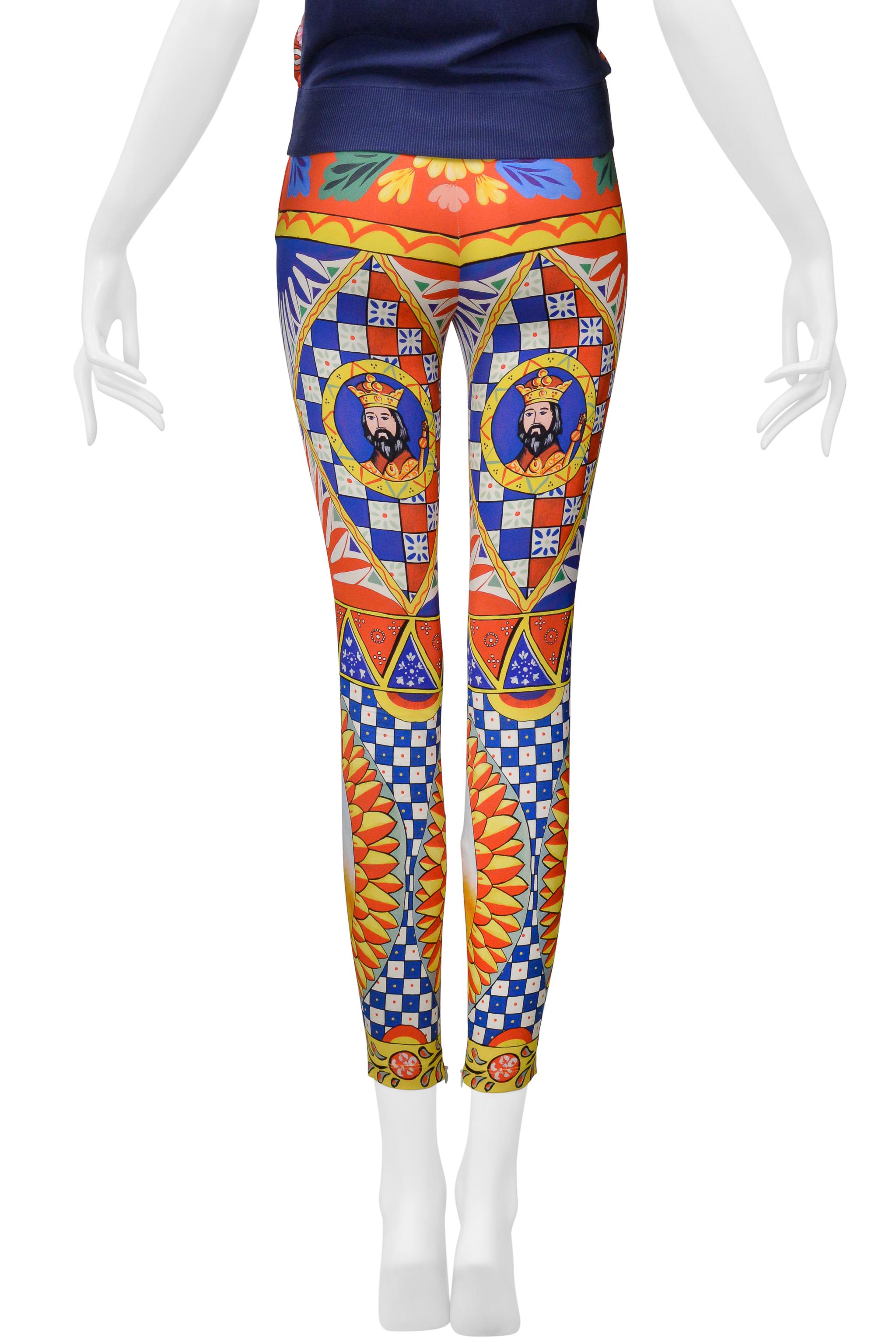 Dolce & Gabbana Conjunto estampado Dolce & Gabbana Top y pantalón en venta 2