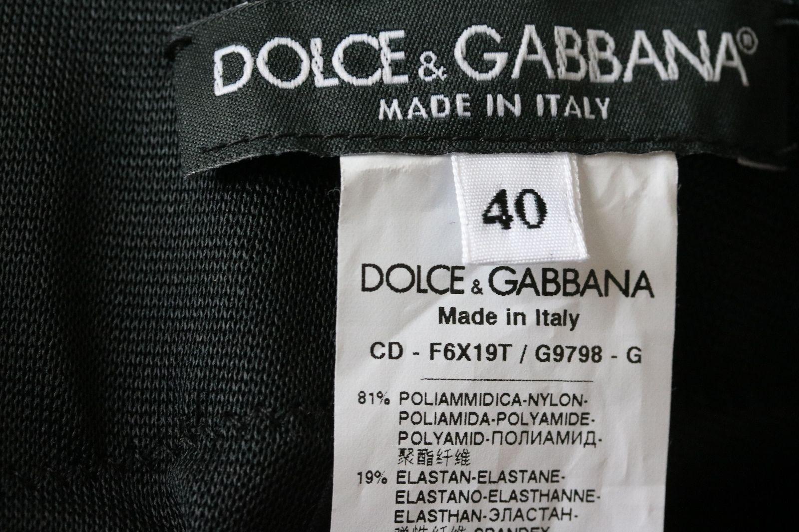 Black Dolce & Gabbana Lace and Satin Bustier Dress