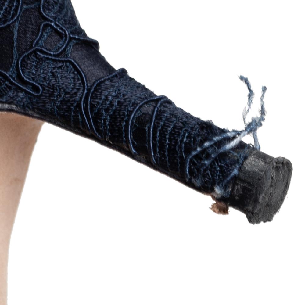 Dolce & Gabbana Spitze Bellucci Kristall verschönert spitze Zehenpumps Größe 37,5 4