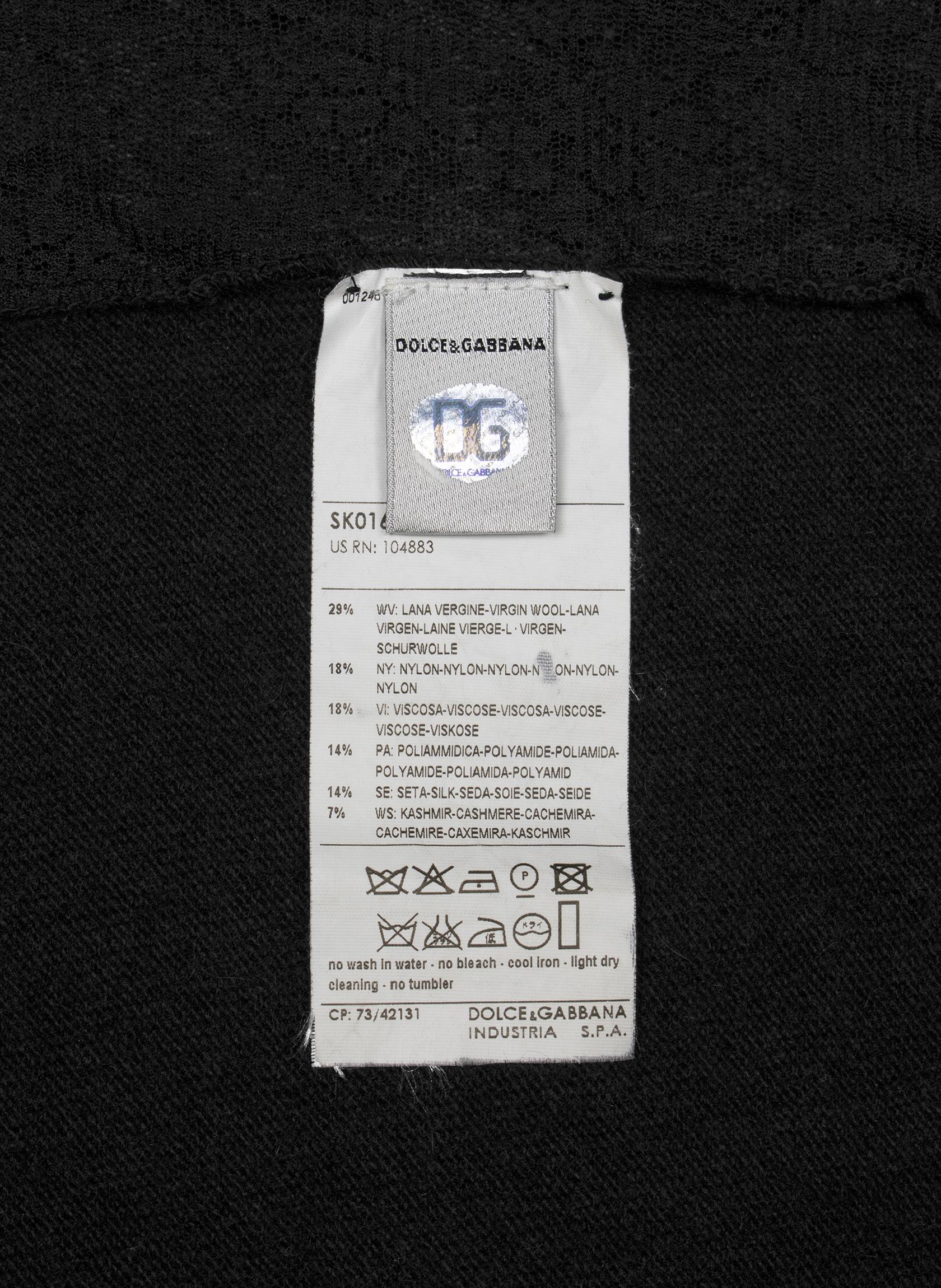 Dolce & Gabbana Polohemd aus Spitze im Angebot 1